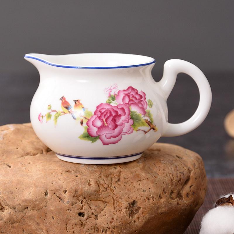 Blue & White Porcelain Tea Pitcher Gong Dao Bei 170ml for Kung Fu Tea Sets