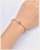 Luxury Flower Tennis Bracelet for Wome Colorful Zircon Floral Charms Tennis Chain Elegant Jewelry Tarnish Free