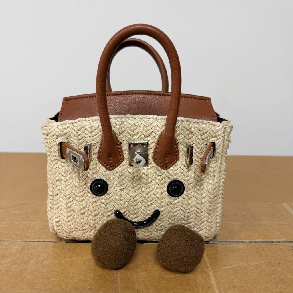 Jllycat Cute Fluffy Platinum Doll Crossbody Elf Handbag