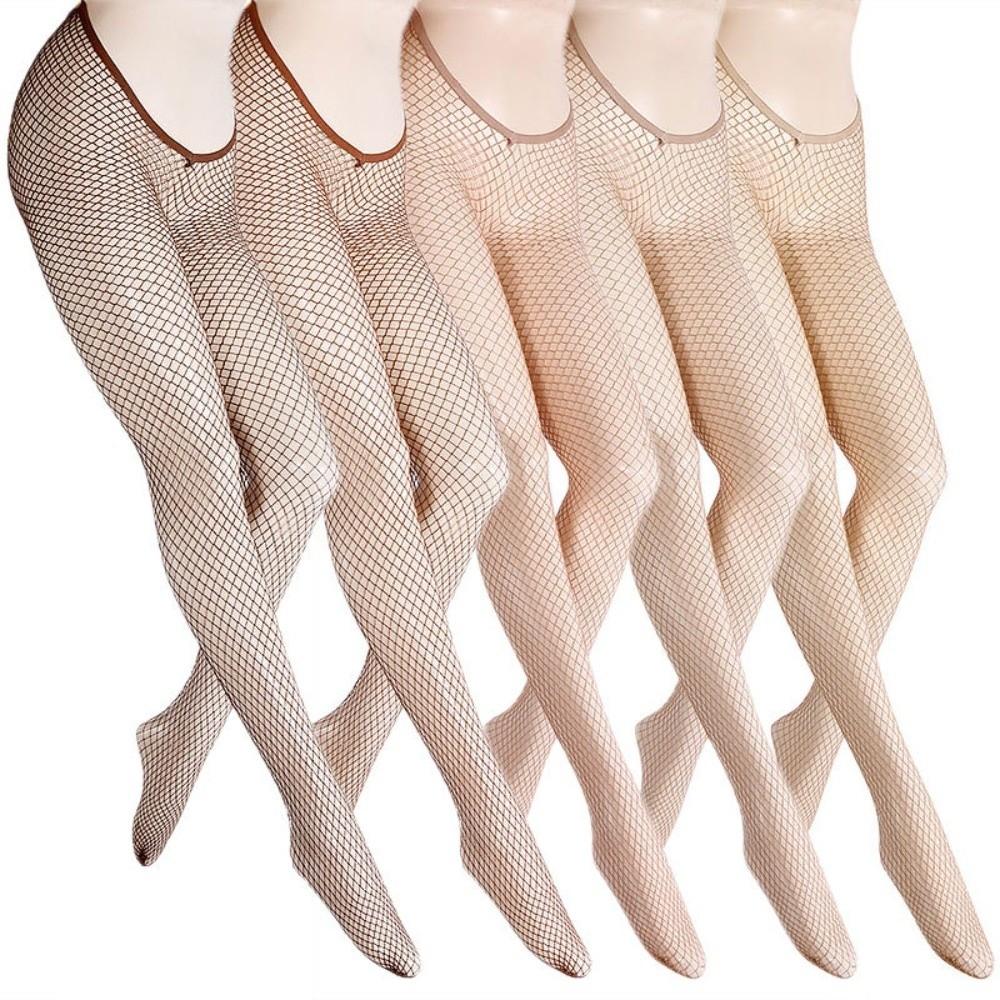 5 Colors Carnival Fishnet Stockings Hollow Out Mesh Pantyhose New Glitter Fishnet Tights Summer