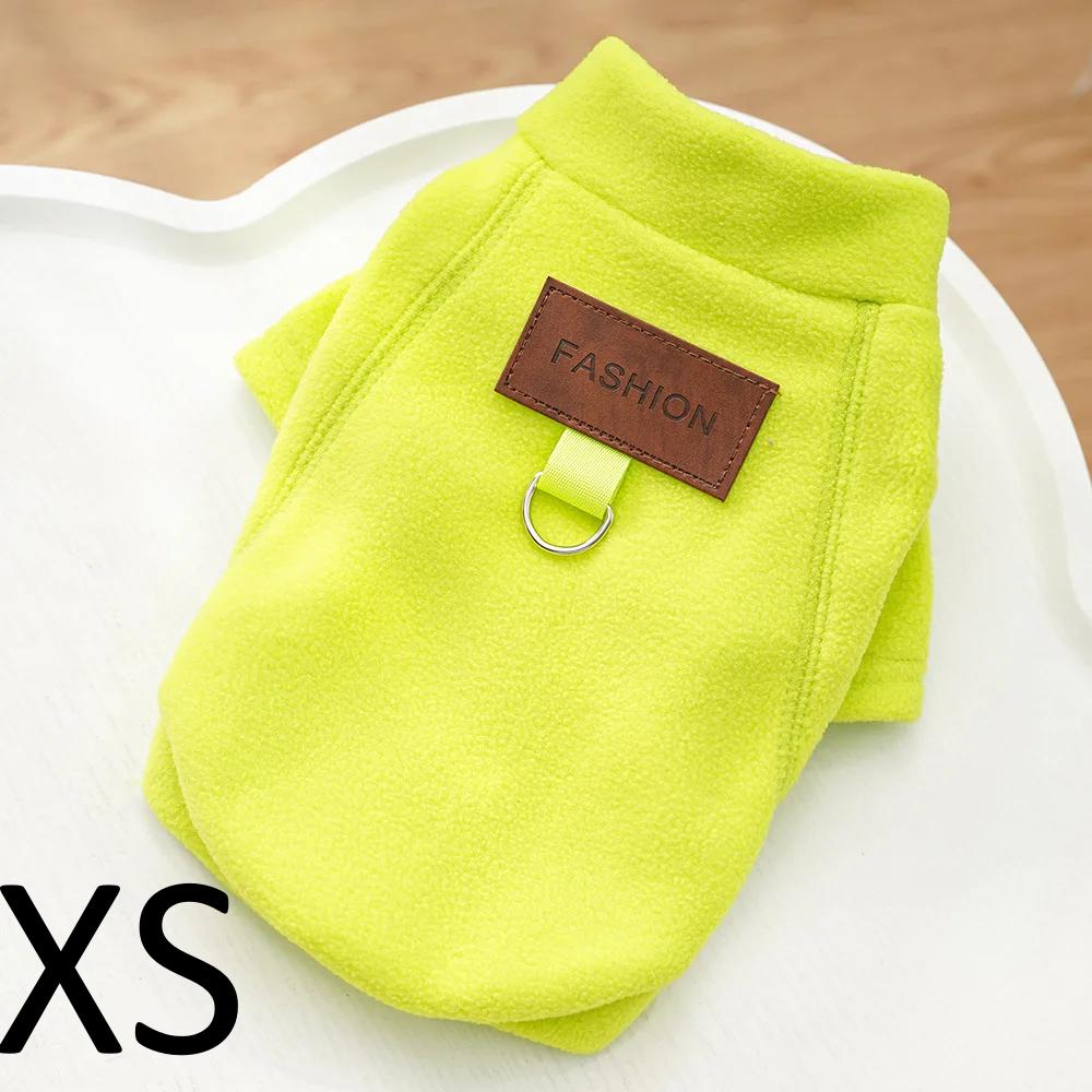 Winter Solid Color Pet Hoodie Soft Pullover Sweatshirt Fashion Warm Clothes For Small Dogs Puppy Chihuahua Cats Pet Apparel Accessories