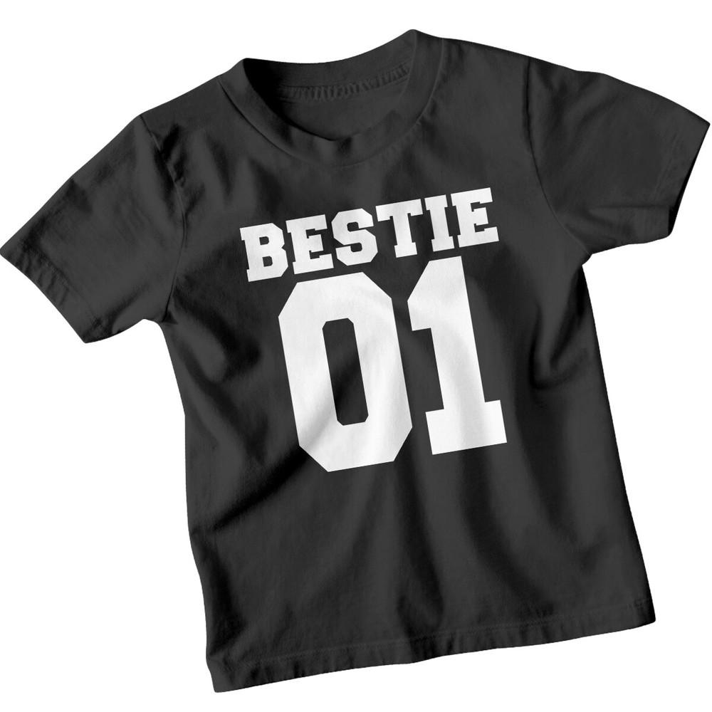

Personalised Boys Girls Bestie Matching Best Friends Day T-Shirt BFF Shirt #BFD 3XL