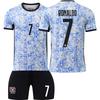 Novo Número da Copa do Mundo. Camisa Luo Home, Camisa de Futebol, Conjunto de Camisa de Treino para Homens e Crianças Adultos