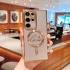 Electroplated magnetic suction love glitter mobile phone case is suitable for Samsung S25ULTRA lens film S24 S25 S23FE