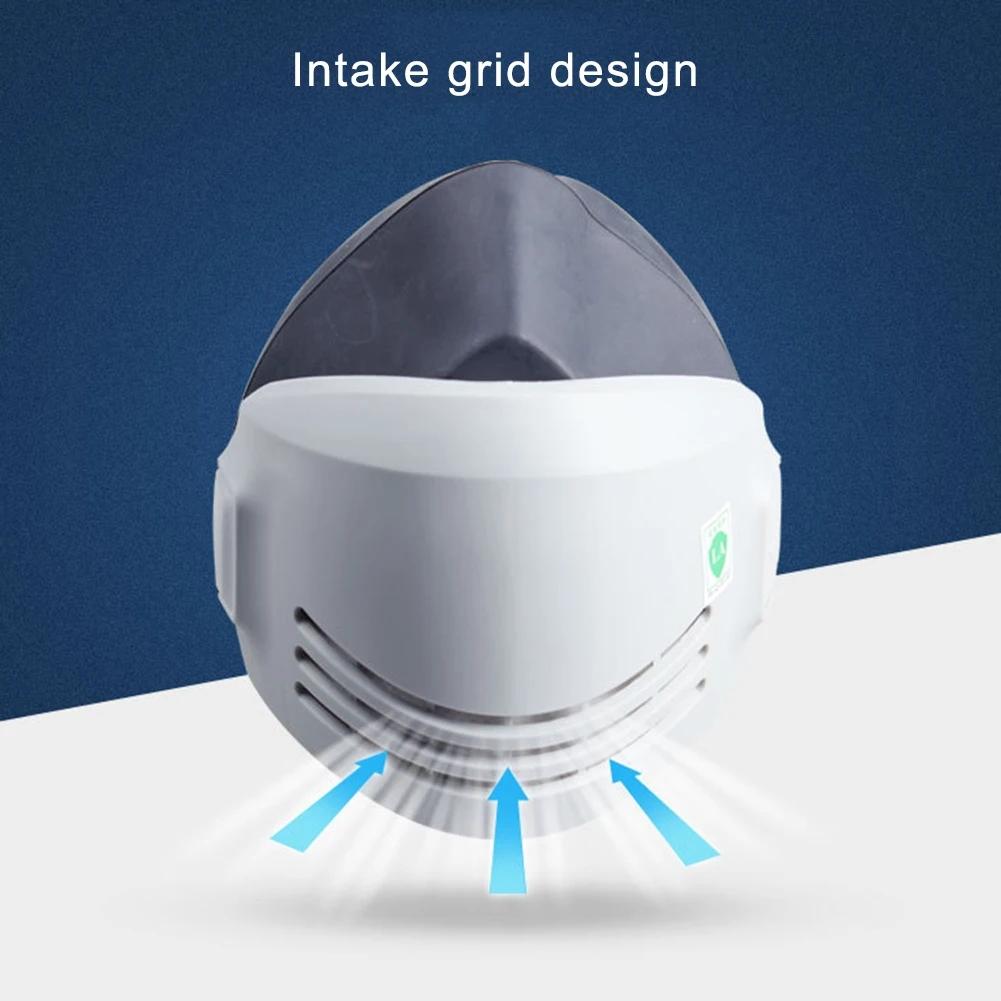Reusable Washable Dust-proof Mask Respirator Half Face Anti Haze Fog Safety Construction Grinding And 1201 Filter Accessory