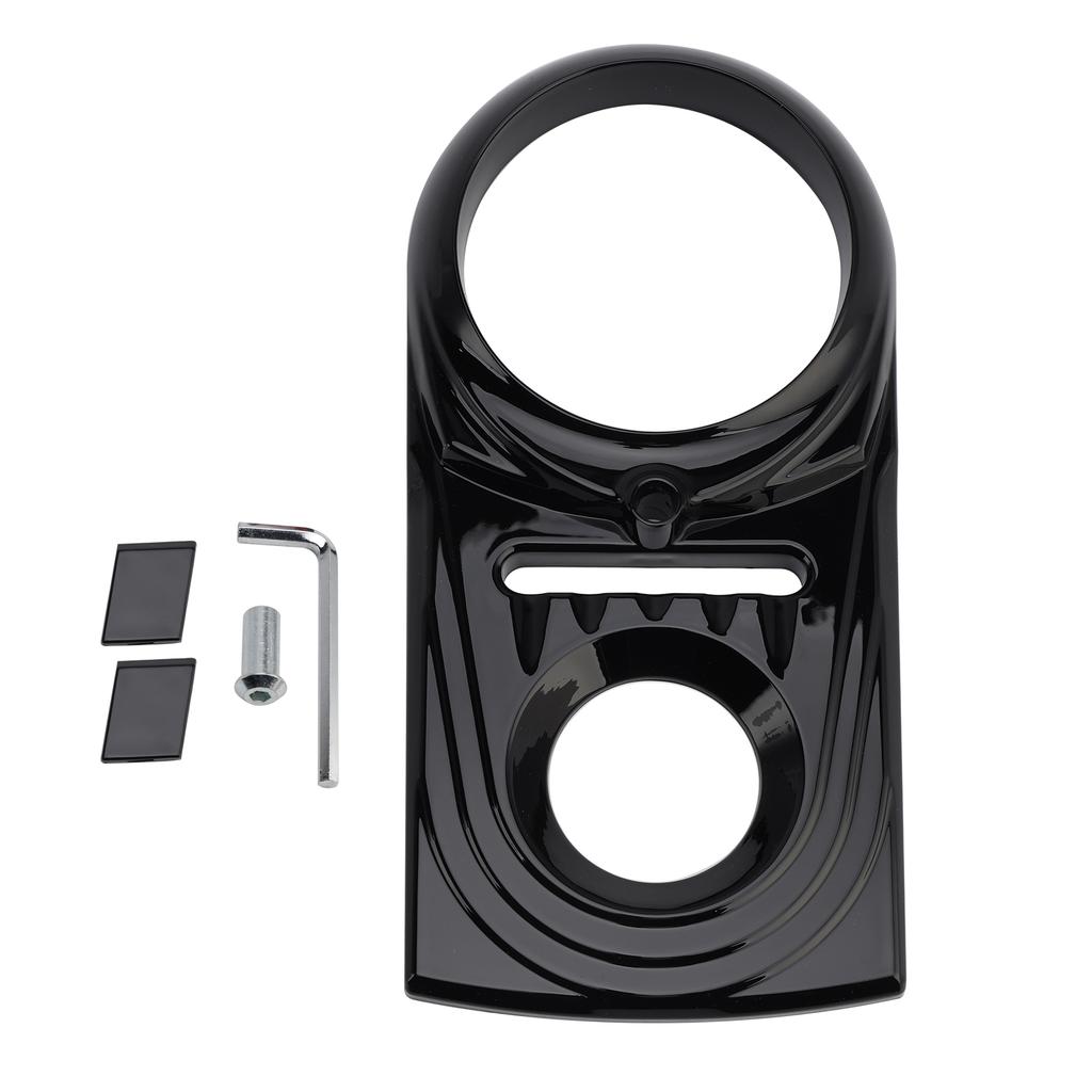 Gas Tank Dash Panel Insert Cover For Softail FLSTC FXST Street Glide Black