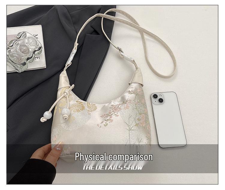 2026 Silk Jacquard Handbag: Elegant Crossbody & Shoulder Bag with Chinese National Style
