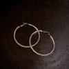European and American silver needle simple zircon earrings exaggerated personality design earrings high-end versatile temperament earrings