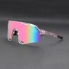 1pcs of Y2K Style Oversized Half Frame Fashion Glasses for Both Men and Women - Rainbow Gradient Mirror Fashion Accessory