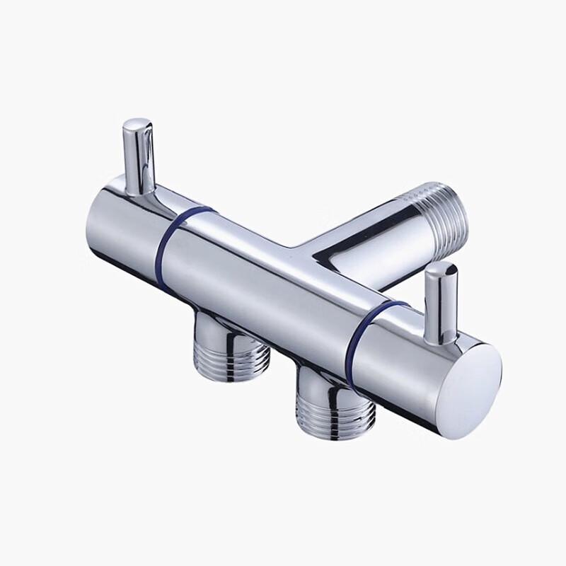 HUANGCHAO Quick-Open Single Cold Dual-Outlet Faucet