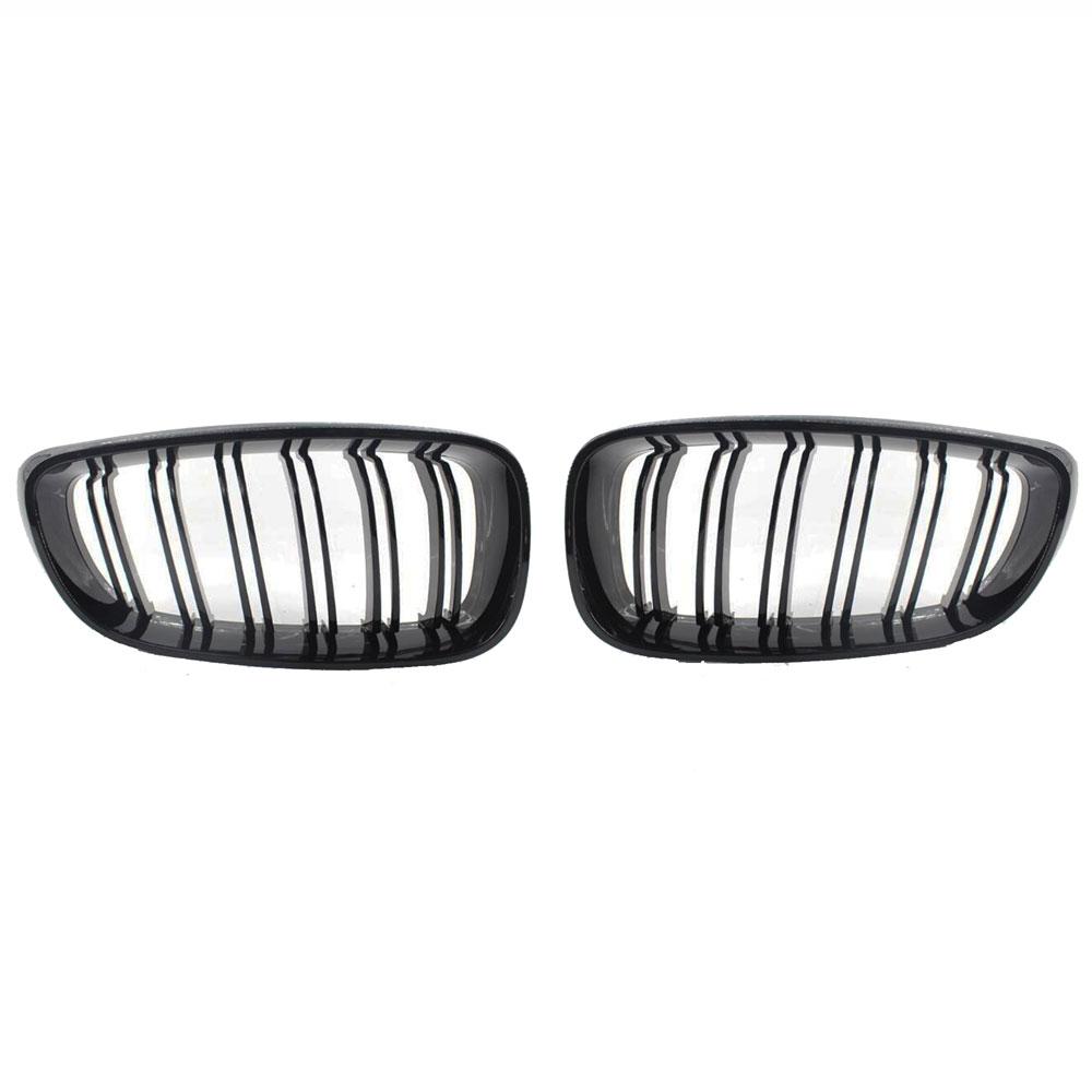 Gloss Black Front Bumper Kidney Grill Grilles For BMW 3 Series GT F34 2012-2019 320i 328i 335i XDrive Double Line M Style