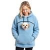 Unisex Hoodie mit langen Ärmeln, lockerer Passform, Tasche mit Haustierbeutel, lässige Oberbekleidung für den Alltag