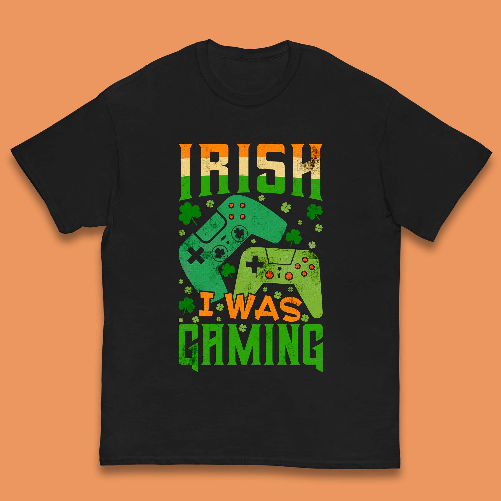 Irish I Was Gaming Kids T-Shirt 100