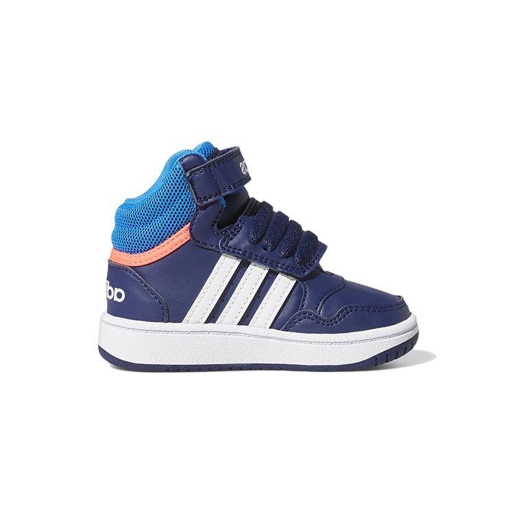 Adidas Neo Hoops Mid Fashion Comfortable Durable High-Top Walking Shoes Baby Shoes GW0406