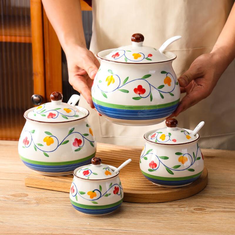 ZISIZ Keramik-Gewürzdosen-Set