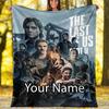 Custom Name The Last of Us Theme Printed Blanket - Perfect for Couch, Bed, Travel & Outdoor Use | Machine Washable, Cozy & Durable.