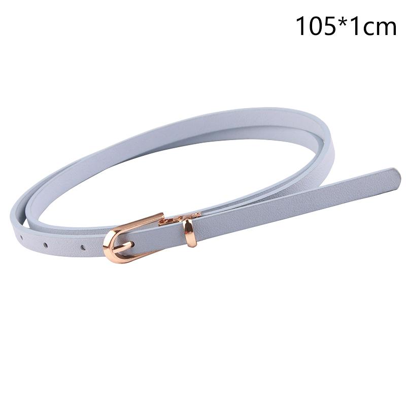 Ceinture décorative pour robes et pulls, fine et ajustable en cuir synthétique pour femmes, disponible en plusieurs couleurs.