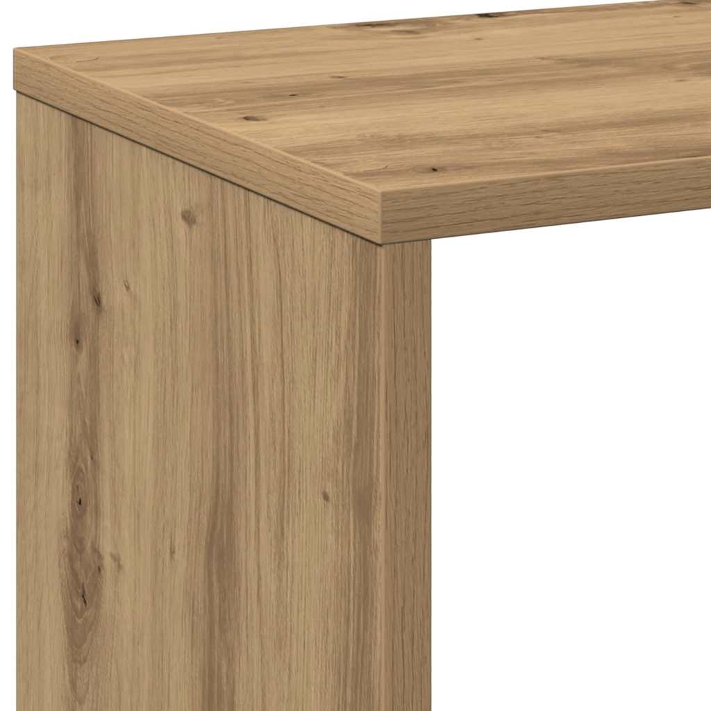 Room Divider Bookshelf Artisan Oak 69.5 x 29 x 69.5 cm