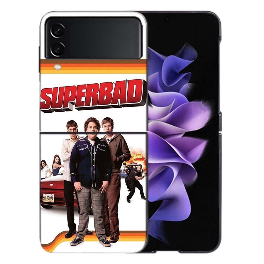 Mclovin SuperbadZ Phone Case For Samsung Z Flip 6 7 5G Galaxy Z Flip 5 4 3 5G Cases Shockproof Hard Cover TPU