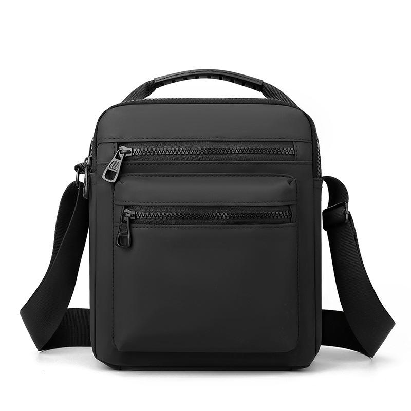 Men's Waterproof Large Capacity Casual Crossbody Tablet Bag