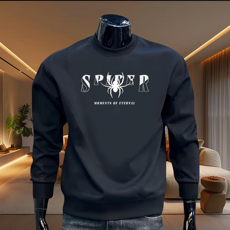 New Autumn Men Graphic Sweatshirts Hoodied Long Sleeve T-shirt Cotton Hip Hop Oversized Tees Sports Top S-5XL Men Clothing 2024