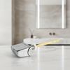 Toilet Flush Handle | Polished Chrome Finish, Tank Lever with Metal Rod,
