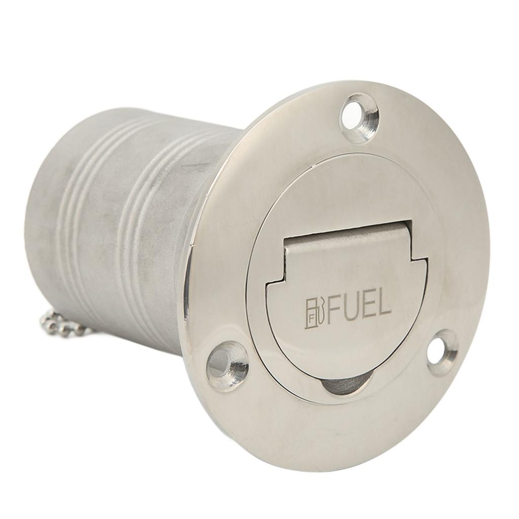 Boat Filler Right Angle Clamshell 316 Stainless Steel Hardware for Boat Keyless Deck Filler 50 Mm 2