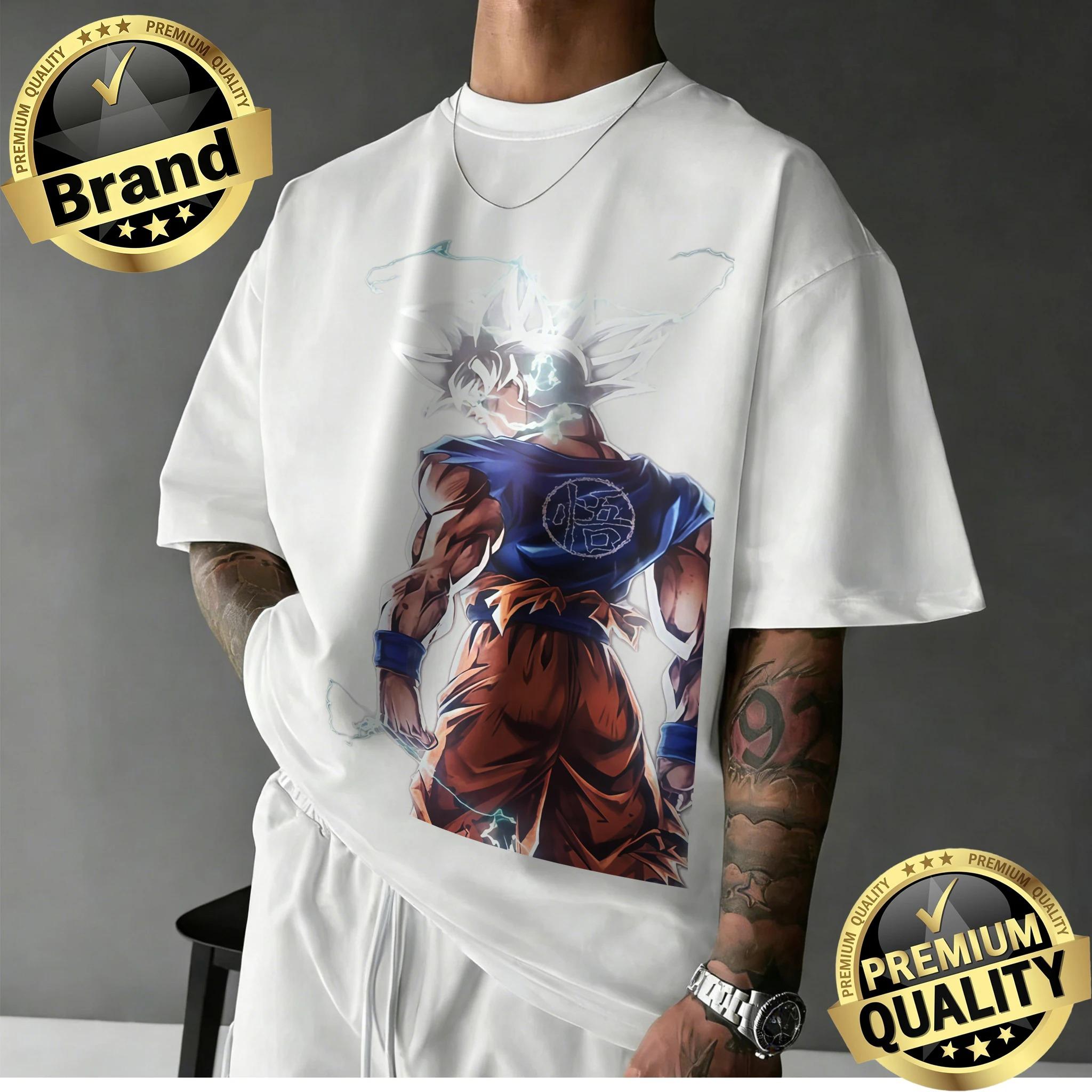 

Футболка унисекс из хлопка Dragon Ball Krillin, летняя, с принтом аниме, свободная, повседневная, с коротким рукавом, для родителей и детей S