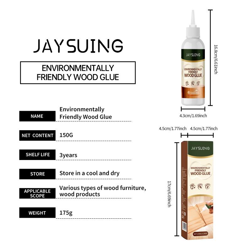 Strong Bond Wood Glue for Flooring Heavy Duty Fast Drying Adhesive for Furniture Woodworking Assembly