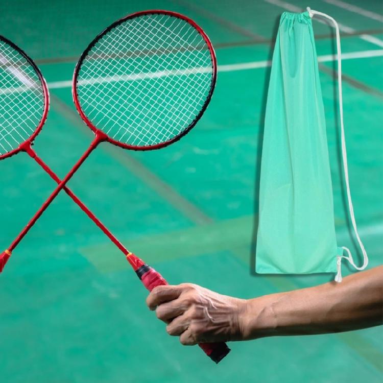 Multiple Rackets Storage Pouches Soft Velvets Fabric Secure Spring Lock Fastener Compacts Carry Design