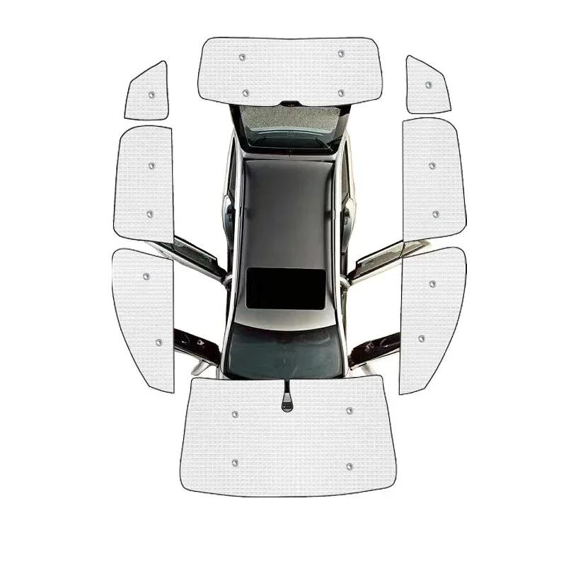 Car Sunshades for Jeep Grand Cherokee WK 2005~2010 Rear Side Window Sunvisor Full Coverage Windshield Anti-UV Curtain Accessorie
