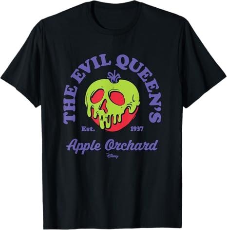 Villains Evil Queens Apple Orchard Black TShirt S