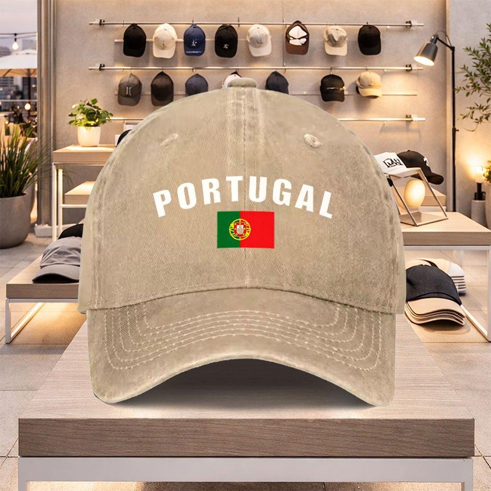 Portuguese Flag Baseball Cap Spring Summer Lightweight Adjustable Snapback Unisex Casual Hat