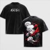 Jujutsu Kaisen Itadori Yuji T-Shirt Anime Vintage Gewaschen Oversized T-Shirt Kurze Ärmel Reine Baumwolle T-Shirts Oberteile Kleidung