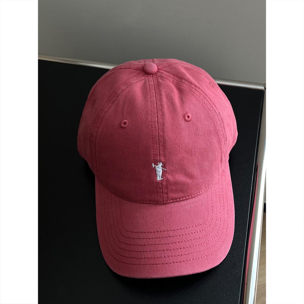 Little Man Embroidered Baseball Cap for Women Soft Top Simple Casual and Versatile Couple Sunshade Curved Brim Showing Face Small Duckling Cap for Men