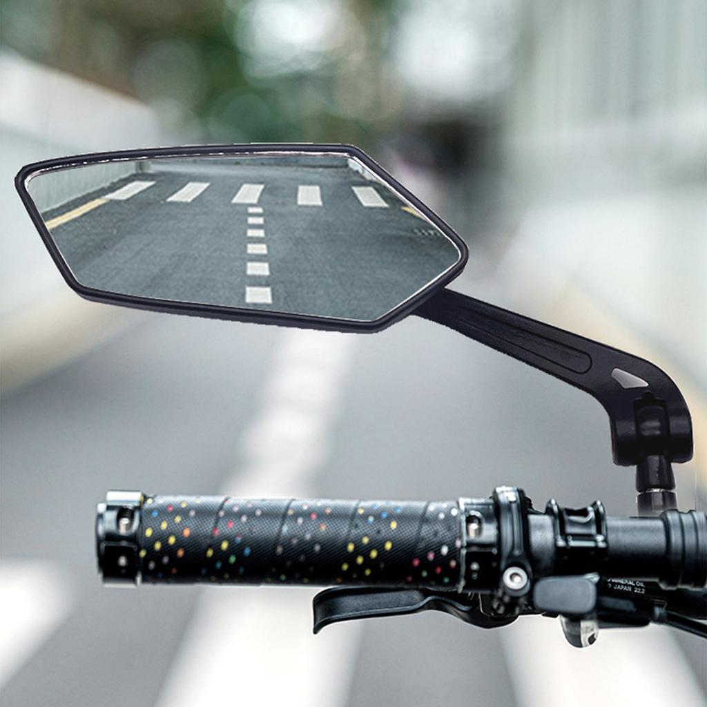 Skútry Motocykly Zpětná zrcátka Univerzální čiré sklo 22mm 7/8" řídítka Konvexní zrcátko Zpětné zrcátko