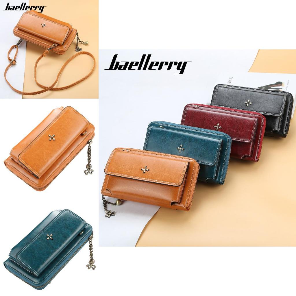 Pu Leather Ladies Shoulder Bag With Cross Decoration And Vintage Style