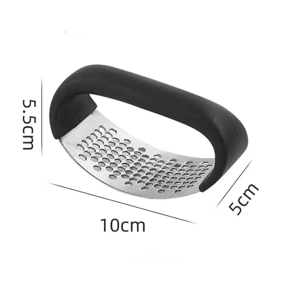 

Stainless Steel Upgraded Garlic Press Squeezer Manual Garlic Ginger Rocker Crusher Garlic Cutting Mince Tools Kitchen Gadgets чёрный