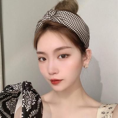Hensey Check Mode Bandana Haarband