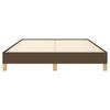 Vidaxl Bed Frame Without Mattress, Dark Brown, 160X200 Cm, Fabric