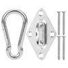 304 Edelstahl Hängemattenplatte Haken Schaukel Sandsack Boxsack Aufhänge Schnalle