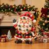 Candy Display Stand for Dessert Table Christmas Wooden Lollipop Stand, Creative Holder Gingerbread Man Decor Buffet Table, Decorative Holiday