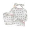 Autumn Baby Girls' Floral Pajama Set: Stylish Long-Sleeve Top & Pants, Casual Two-Piece Homewear