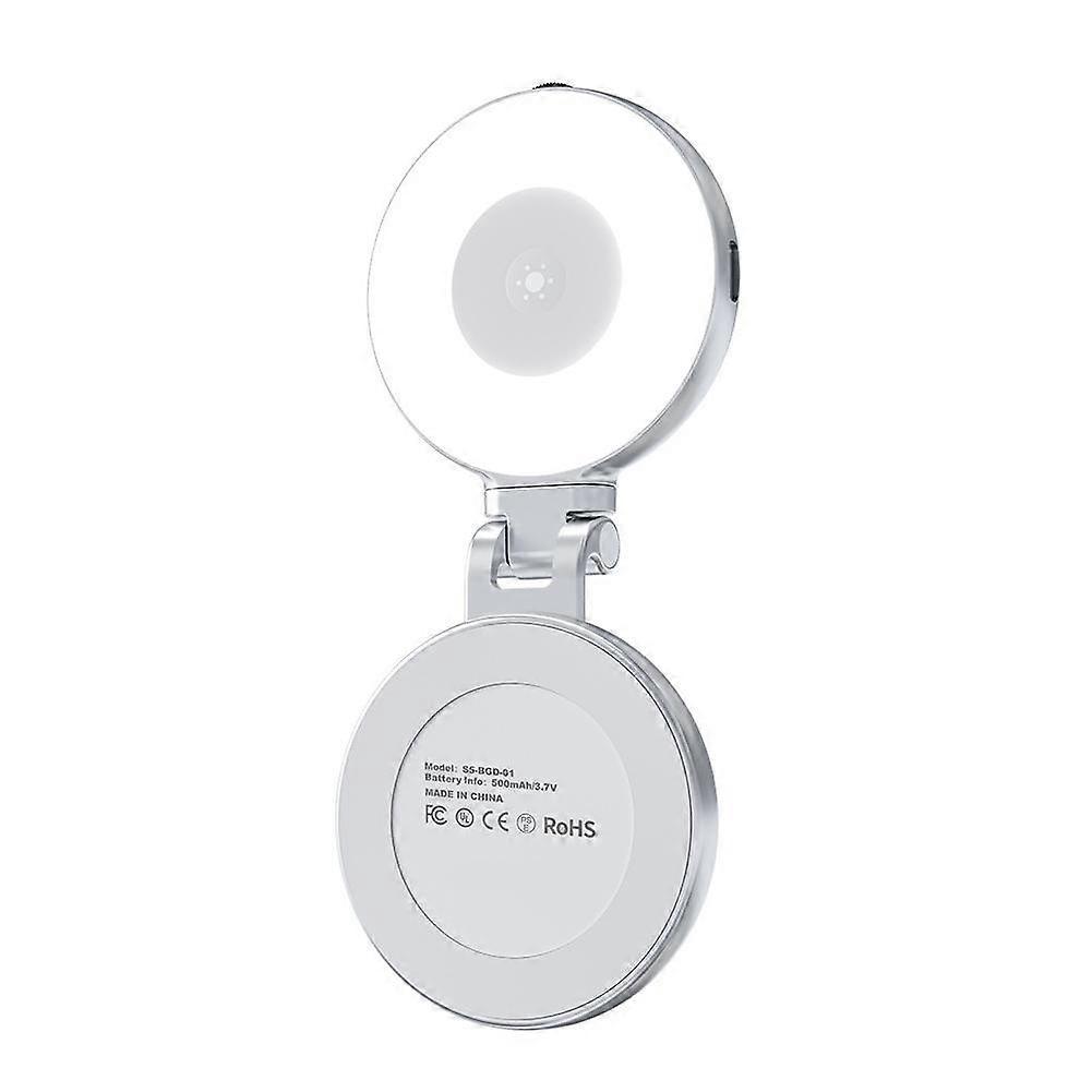 Foldable Magnetic Beauty Light for Phones – 3-Color Soft Glow, 360° Adjustab