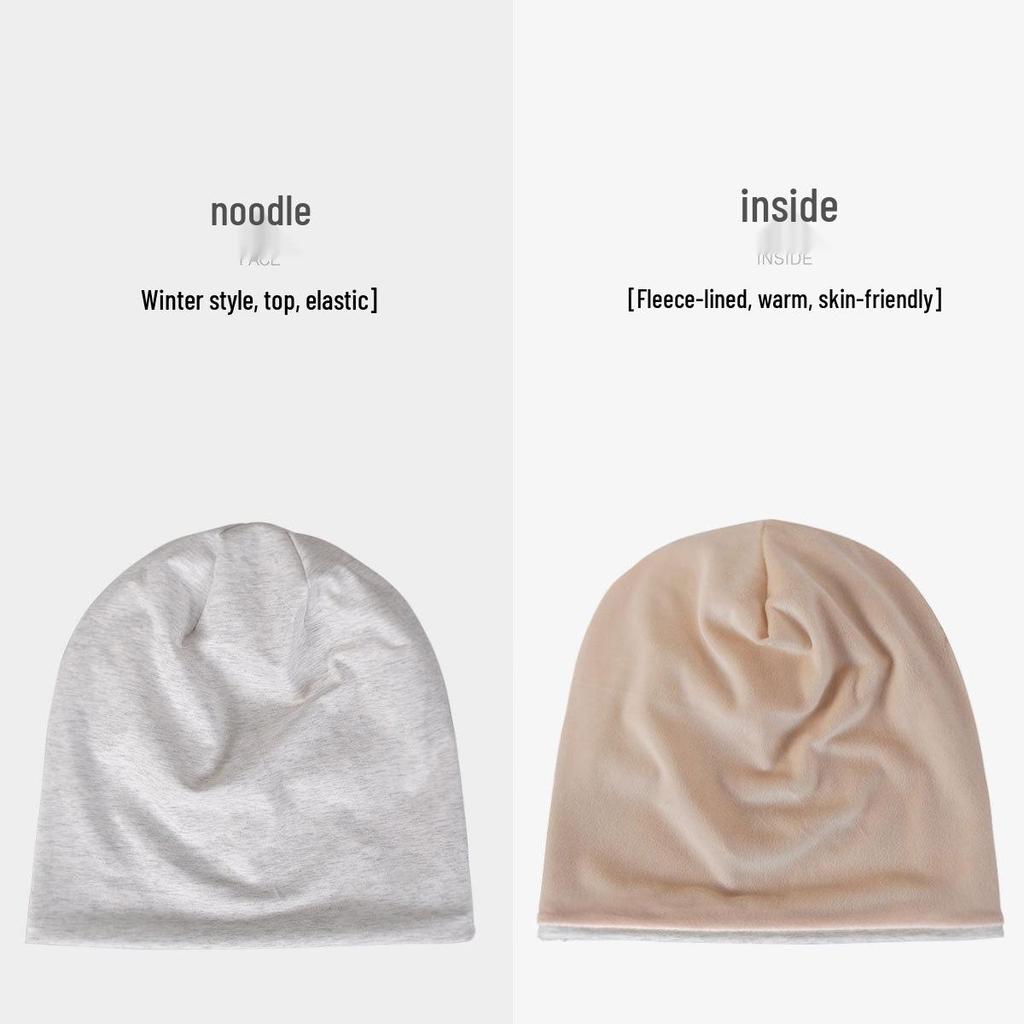 Versatile Cotton Beanie: Thin, Cuffed, Plain Style for Men & Women