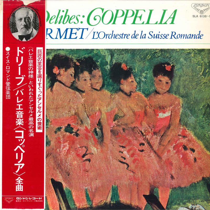 

LP Record ANSERMET - Delibes:coppelia SLA61389 LONDON 1976 Japan Obi Classical Used