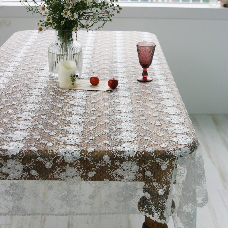 Blossom Wedding Lace 6-Person Tablecloth 130x210 One color/direct 6 (130x210)