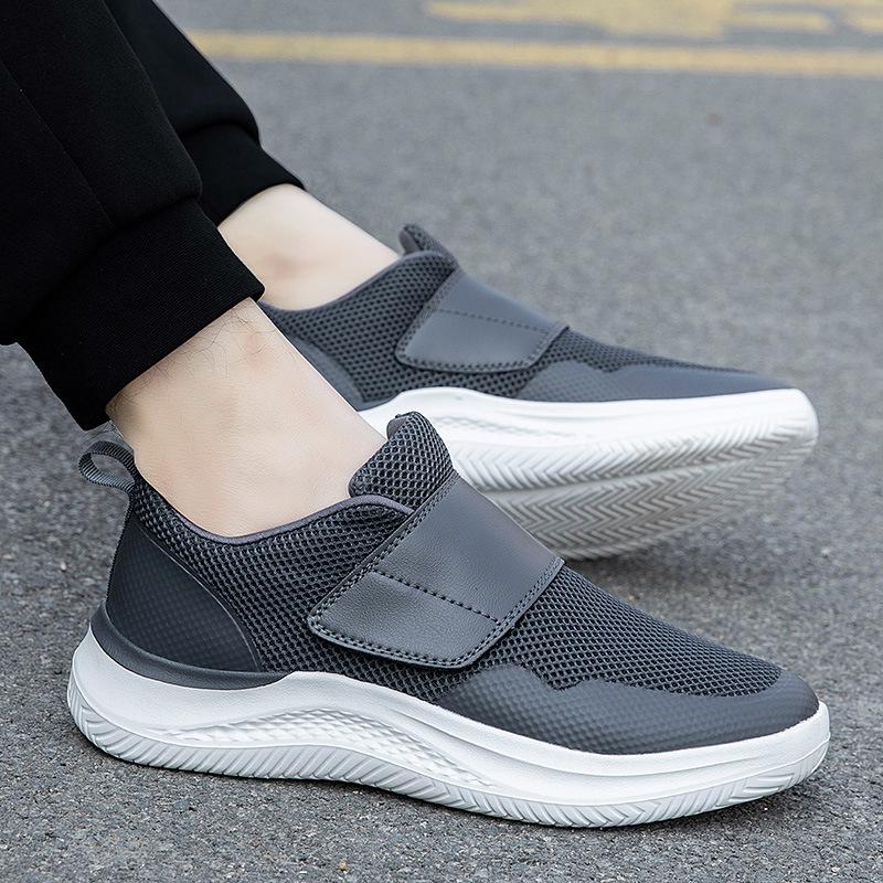 Orthopädische Herrenschuhe für breite Füße, geschwollene Laufschuhe, Freizeitschuhe mit Daumenumkehr, Anpassung, weich, bequem, Diabetikerschuhe, große Größe 48