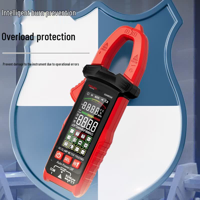 DELIXI Smart Anti-Burn Digital Clamp Meter COA8316 (CN Version)