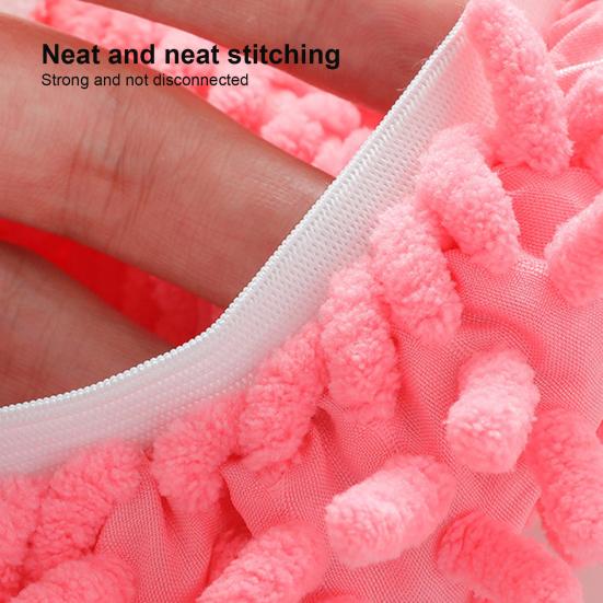 2 Pairs Lazy Shoe Cover Strong Dust Absorption Easy To Carry Elastic Wear-Resistant Foot Mops Floor Cleaning Tool
